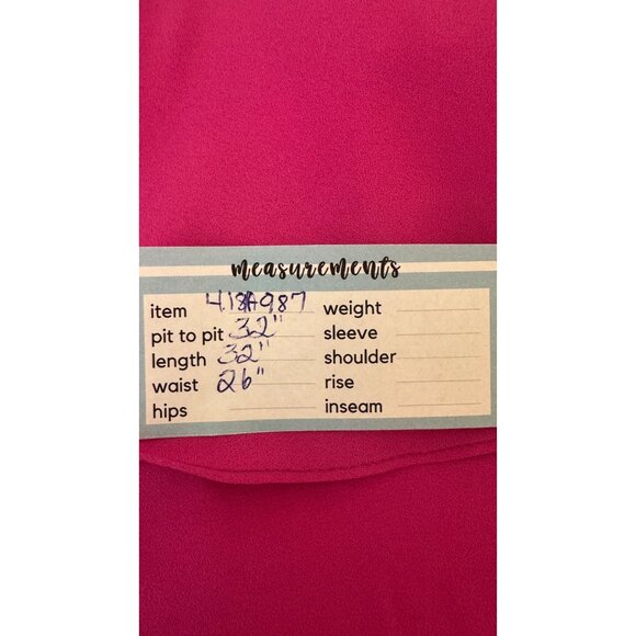 2/$30 Dear Moon Hot Pink One-Shoulder Ruffle Mini Dress - Picture 7 of 15